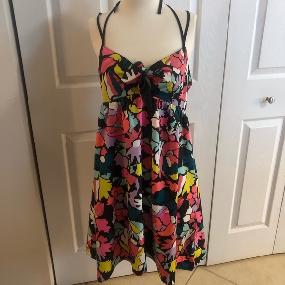 NWOT Multicolor silky sundress - Picture 1 of 5